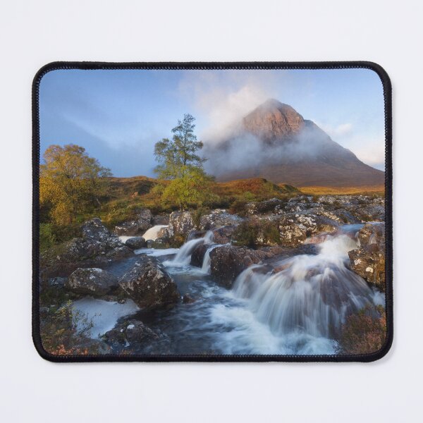 Item preview, Glen Coe Buachaille Etive Mòr Waterfalls in Autumn Scotland. designed and sold by PhotosEcosse.