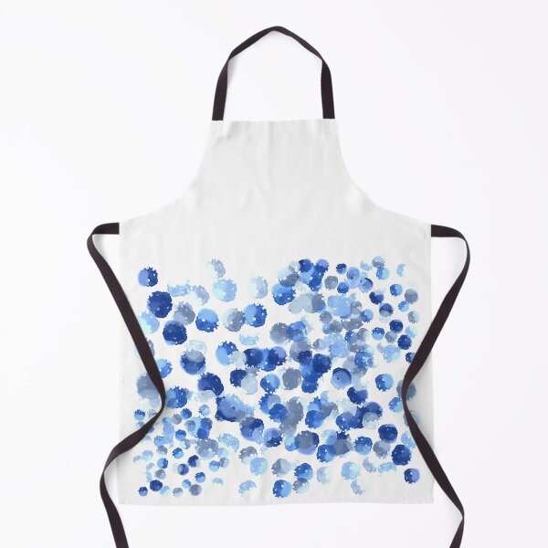 Item preview, Indigo dot fabric pattern print designed and sold by 8thApril.