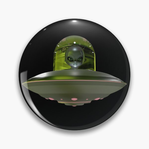 Item preview, UFO alien (lime) designed and sold by Cosmonauteur.