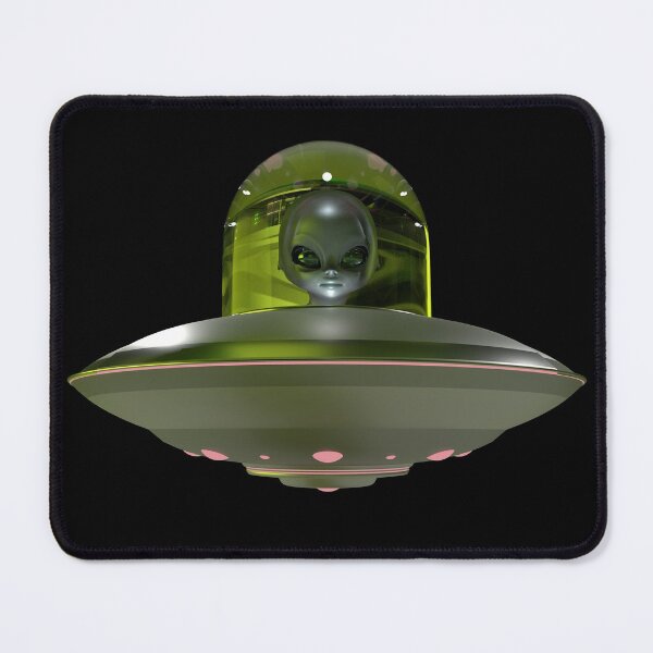 Item preview, UFO alien (lime) designed and sold by Cosmonauteur.