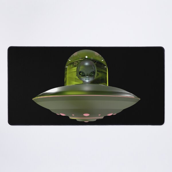 Item preview, UFO alien (lime) designed and sold by Cosmonauteur.