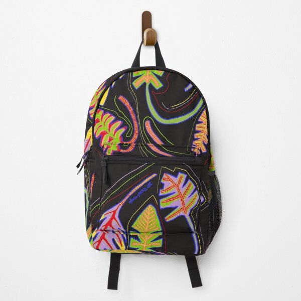 Item preview, Colorful tropical leaves designed and sold by Aitanaperez-art.