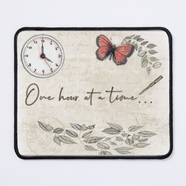 Item preview, One hour at a time - good vibe quote designed and sold by NathBros.