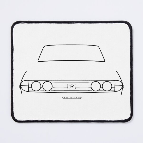 Item preview, Triumph Stag classic car outline graphic (black) designed and sold by soitwouldseem.