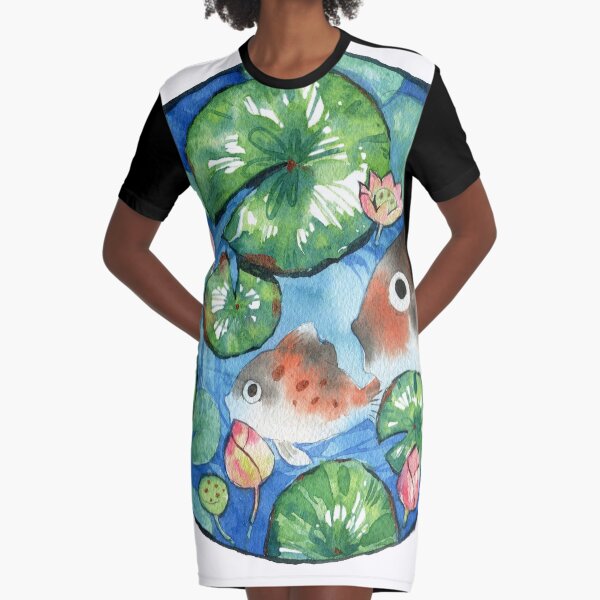 little pond Graphic T-Shirt Dress