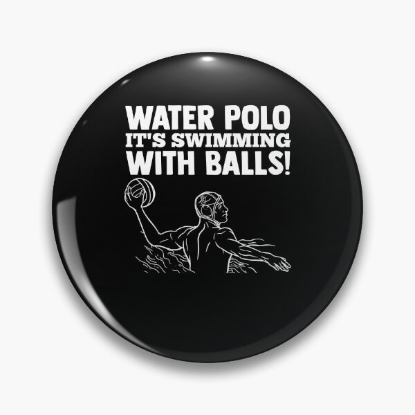 Item preview, Water Polo It's Swimming With Balls Treading Water designed and sold by Nessshirts.