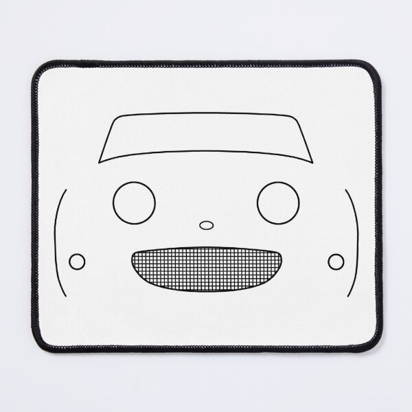 Item preview, Austin Healey "frogeye" Sprite British classic car outline graphic (black) designed and sold by soitwouldseem.
