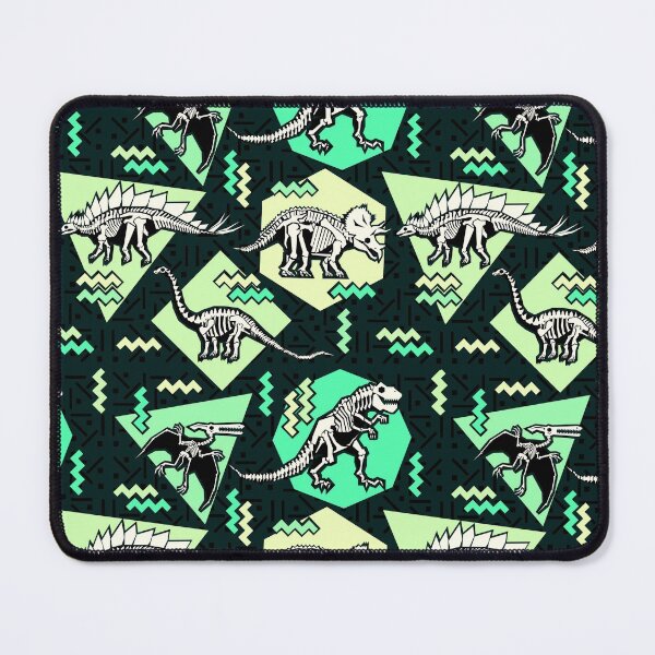 Item preview, Neon Skeleton Dinosaur Pattern designed and sold by chobopop.