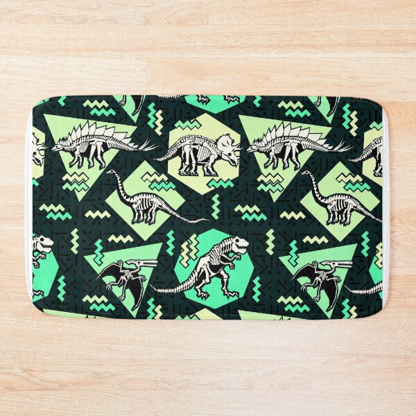 Item preview, Neon Skeleton Dinosaur Pattern designed and sold by chobopop.
