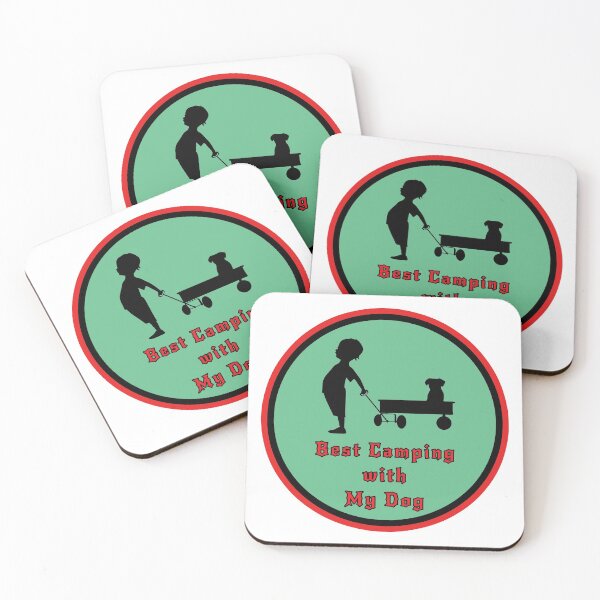 Item preview, Best Camping with My Dog 12 designed and sold by PodiShawna.