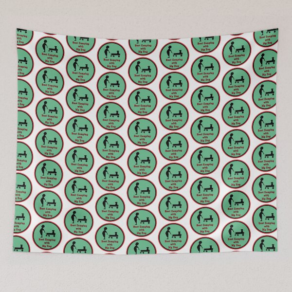 Item preview, Best Camping with My Dog 12 designed and sold by PodiShawna.