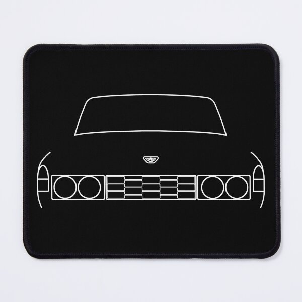 Item preview, Rover P6 classic car outline graphic (white) designed and sold by soitwouldseem.