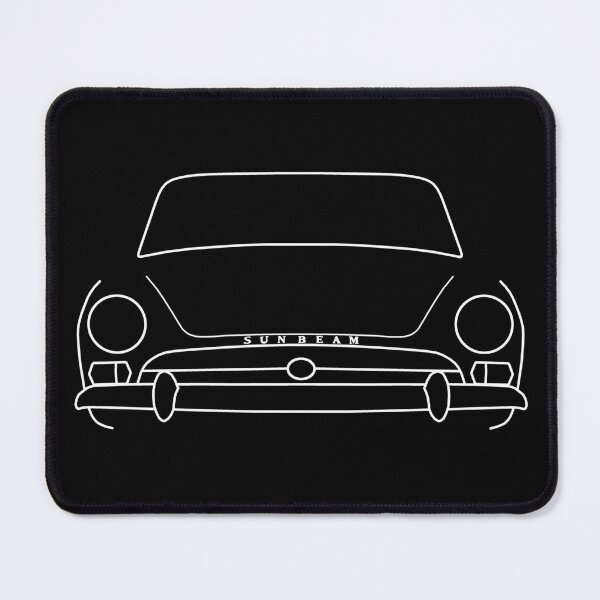 Item preview, Sunbeam Alpine Series classic car outline graphic (white) designed and sold by soitwouldseem.