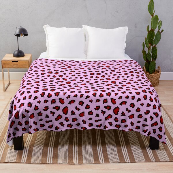 Item preview, Red Leopard Print Pattern designed and sold by kernowerno.