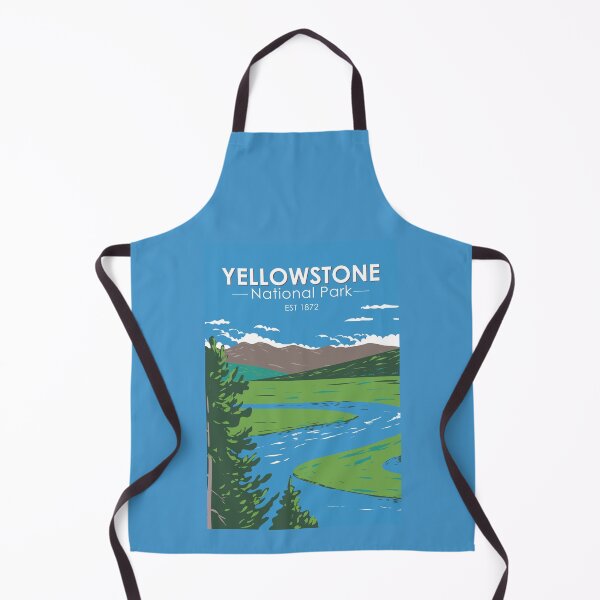 Item preview, Yellowstone National Park Hayden Valley Vintage designed and sold by KrisSidDesigns.