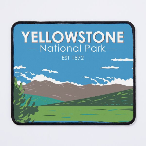 Item preview, Yellowstone National Park Hayden Valley Vintage designed and sold by KrisSidDesigns.