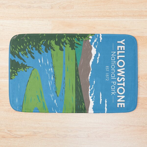 Item preview, Yellowstone National Park Hayden Valley Vintage designed and sold by KrisSidDesigns.