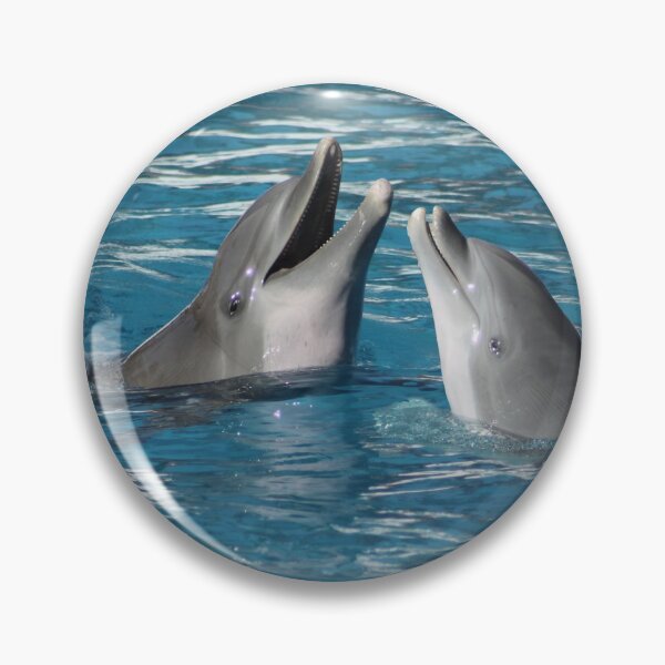Item preview, Couple of dolphins playing designed and sold by Anna Lemos.