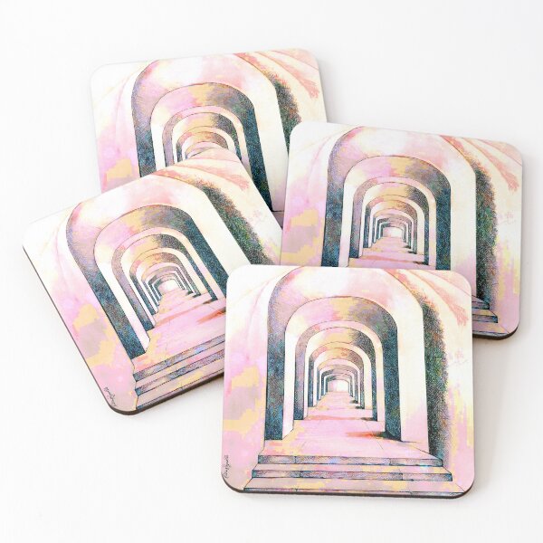 Item preview,  Ancient Arches in Pink designed and sold by Katrina Reynolds.