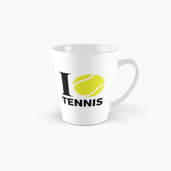 Me encanta el logo de tenis | Grand Slam Taza cónica