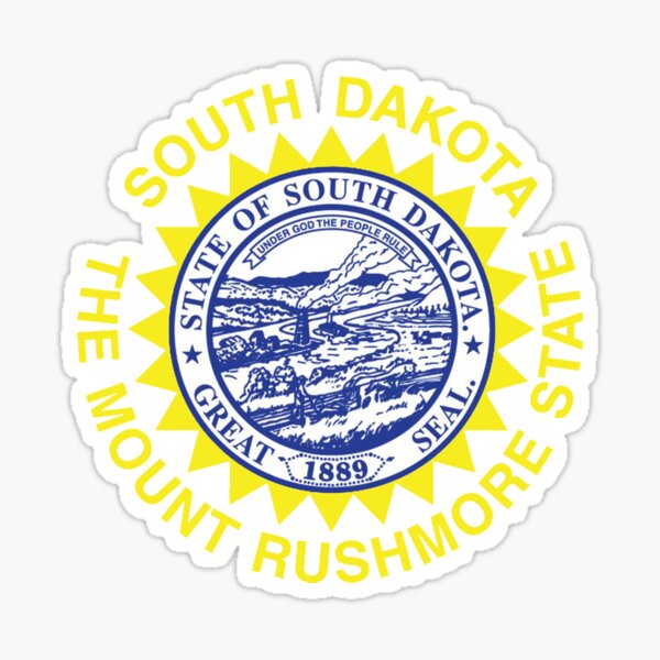 South Dakota State Flag Sticker