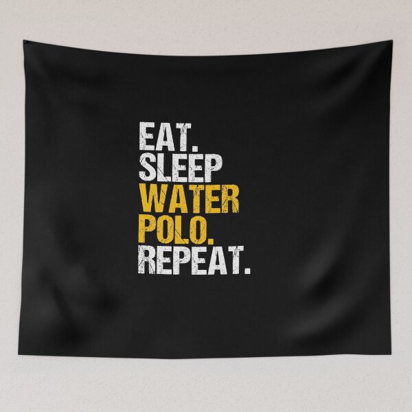 Item preview, Eat Sleep Water Polo Repeat Treading Water Eggbeater Kick designed and sold by Nessshirts.