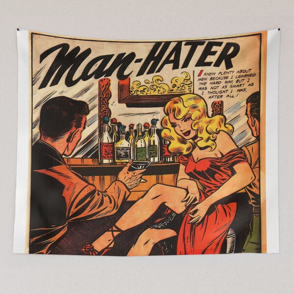 Item preview, Vintage Comic Man Hater designed and sold by DustinVinyl.