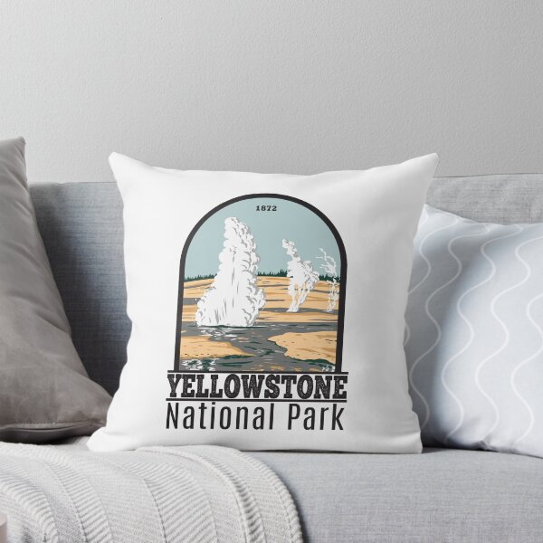 Item preview, Parque Nacional de Yellowstone Cuenca del Géiser Norris designed and sold by KrisSidDesigns.