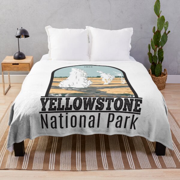 Aperçu de l'œuvre Parc national de Yellowstone Bassin du Geyser Norris créée et vendue par KrisSidDesigns.