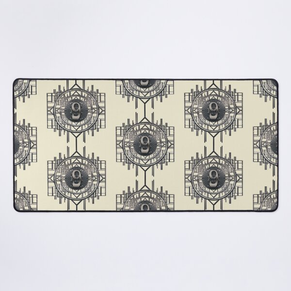 Item preview, Art Nouveau Nine - Vintage Numbers Elegance in Silver - Numbers designed and sold by Xarah.