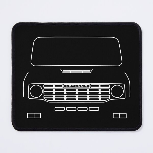 Item preview, Leyland Sherpa panel van outline graphic (white) designed and sold by soitwouldseem.