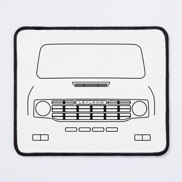 Item preview, Leyland Sherpa panel van outline graphic (black) designed and sold by soitwouldseem.