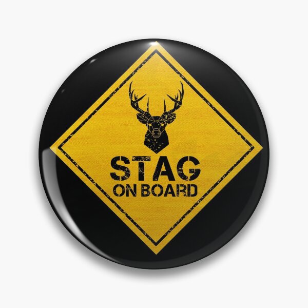 Item preview, Stag On Board - Stickers for Cars designed and sold by CAUTION SHOP.