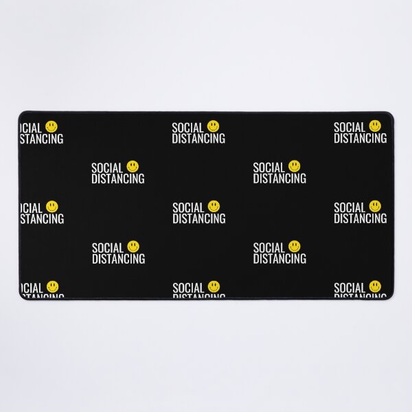 Item preview, Social Distancing | Happy Face | Black | designed and sold by HappyFaceCo.
