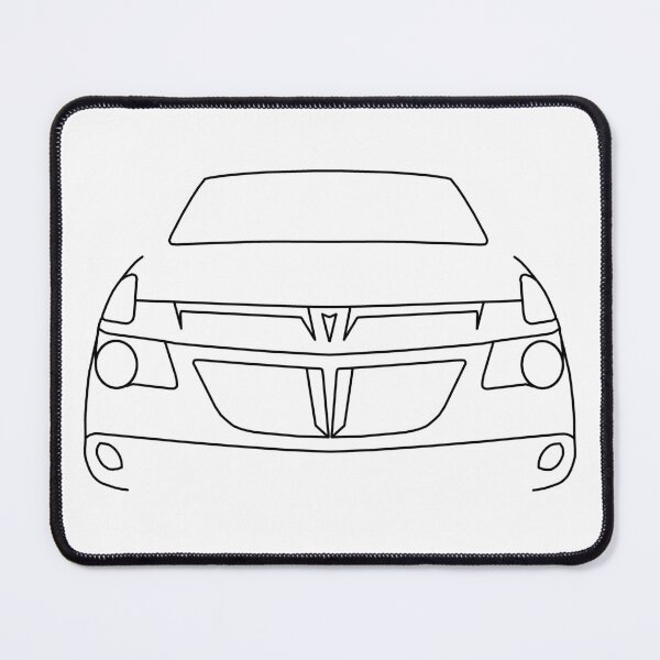 Item preview, Pontiac Aztek outline graphic (black) designed and sold by soitwouldseem.