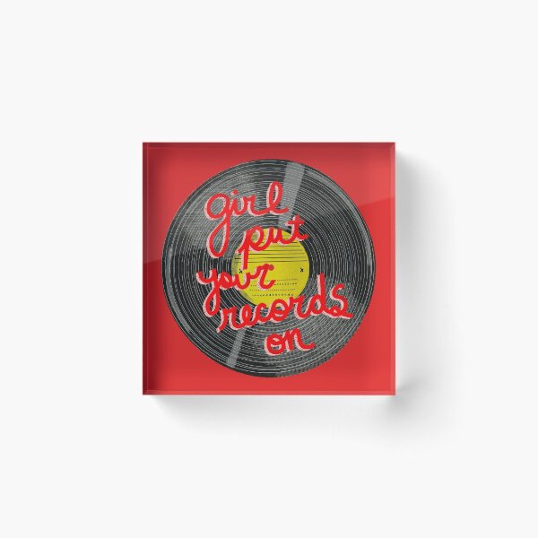 Item preview, Girl Put Your Records On  designed and sold by jenbucheli.