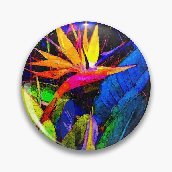 Item preview, Colorful Bird of Paradise Flower and Leaves designed and sold by Anna Lemos.