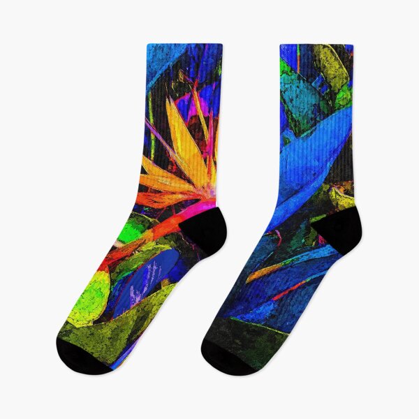 Item preview, Colorful Bird of Paradise Flower and Leaves designed and sold by Anna Lemos.