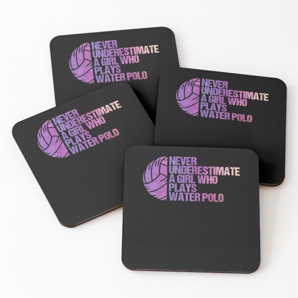 Item preview, Funny Never Underestimate A Girl Who Plays Water Polo designed and sold by Nessshirts.