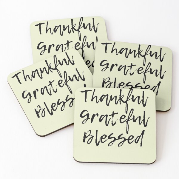 Artikelvorschau, Dankbar dankbar gesegnet entworfen und verkauft von cafeteeria.