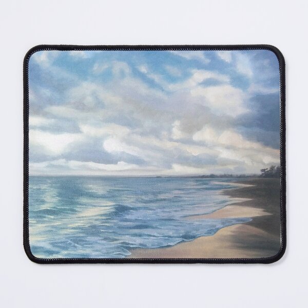 Item preview, Sunrise on Playa Dorada - beach landscape painting designed and sold by Emily Bickell.