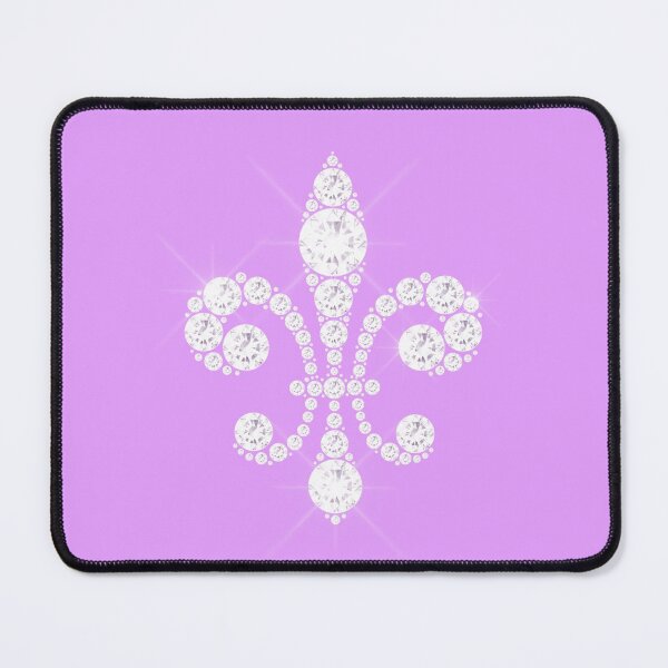 Item preview, Fleur-De-Lys Diamonds on Pink designed and sold by WisdomInspired.