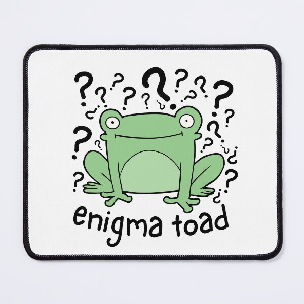 Item preview, Enigma toad - Animal pun designed and sold by The Agreeable Raven.