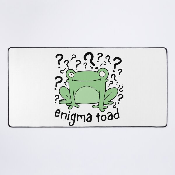 Item preview, Enigma toad - Animal pun designed and sold by The Agreeable Raven.