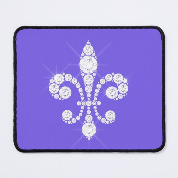 Item preview, Fleur-De-Lys Diamonds on Royal Blue designed and sold by WisdomInspired.