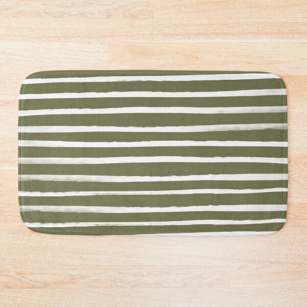 Item preview, Olive Green x White Stripes designed and sold by Leah Flores.