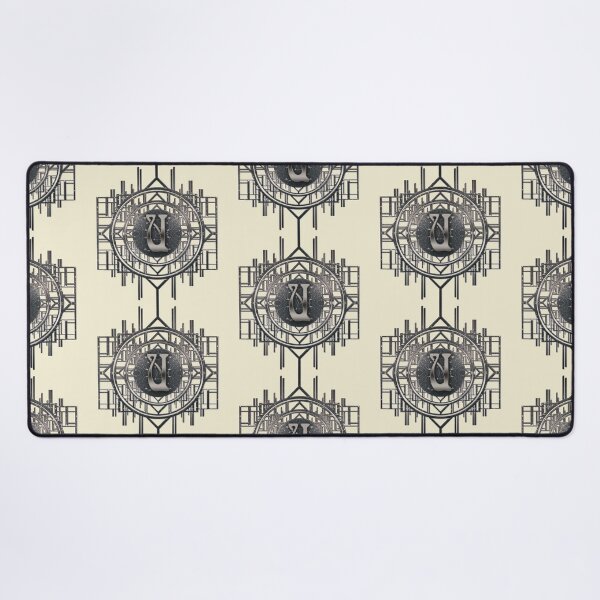 Item preview, Silver Art Nouveau initials vintage alphabet letter U designed and sold by Xarah.