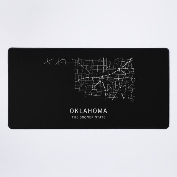 Item preview, Oklahoma State Road Map designed and sold by clarkstpress.