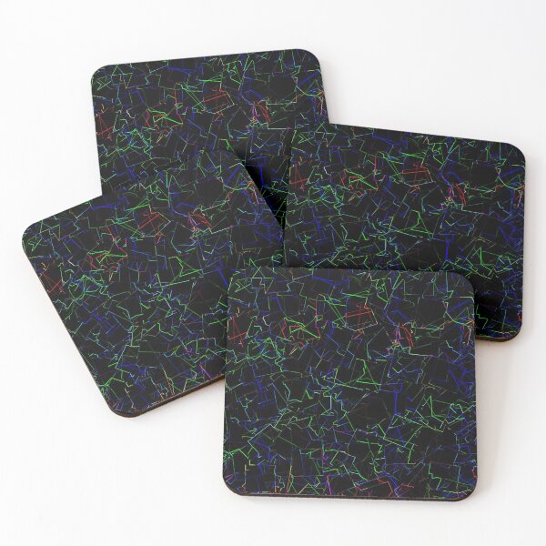 Item preview, Neon and rainbow colored doodle designed and sold by Helsch1957.