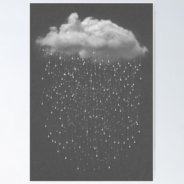 gratisography rain cloud with googles Poster for Sale by bhamero
